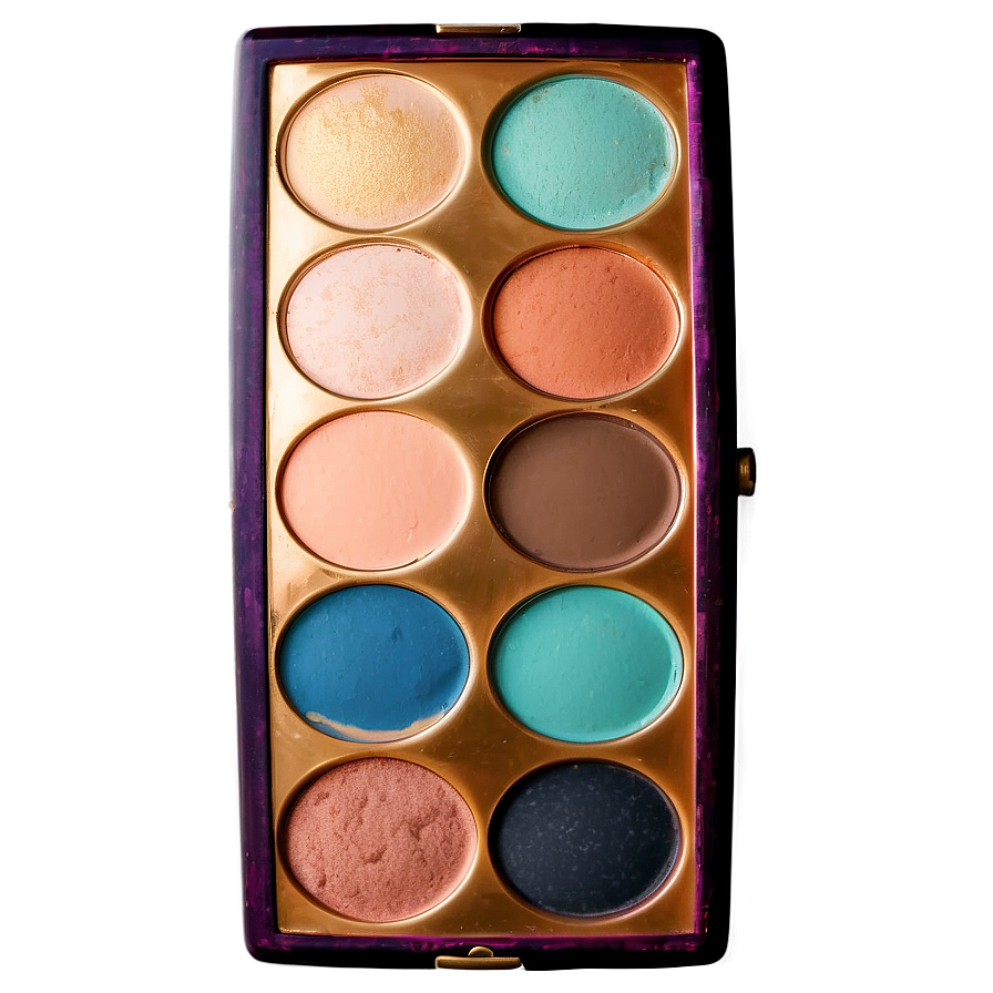 Vintage Inspired Makeup Palette Png 05252024