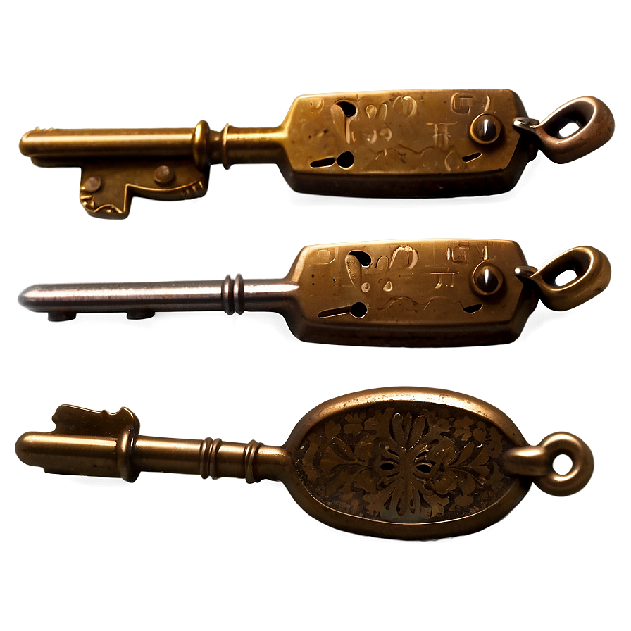 Vintage Keys Png 05242024