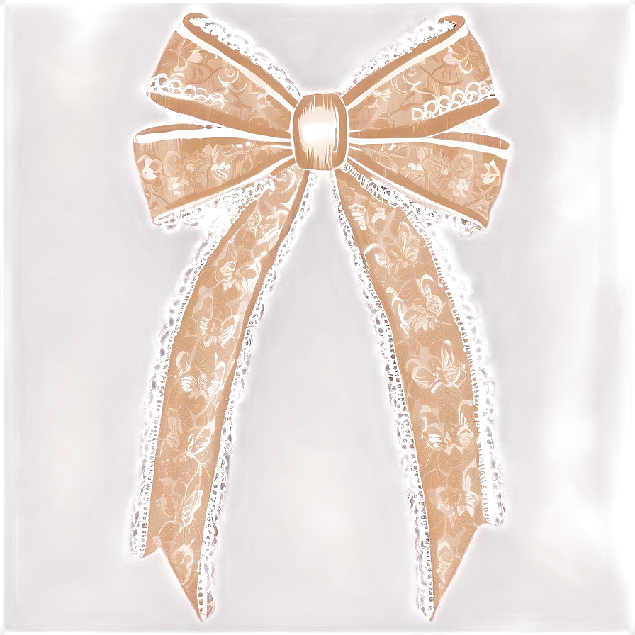 Vintage Lace Bow Png 95