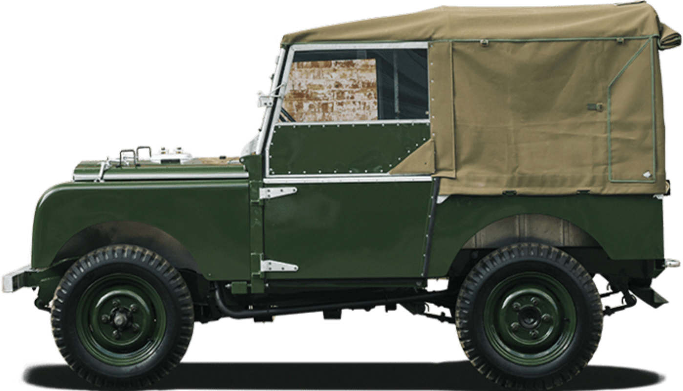 Vintage Land Rover Series Canvas Top