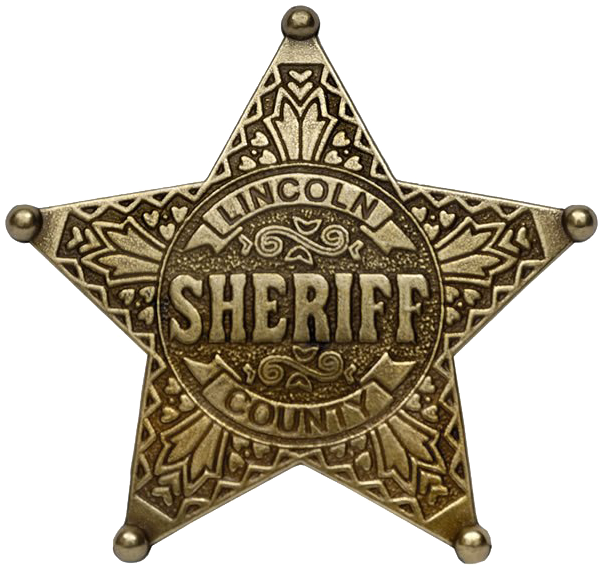 Vintage Lincoln County Sheriff Badge