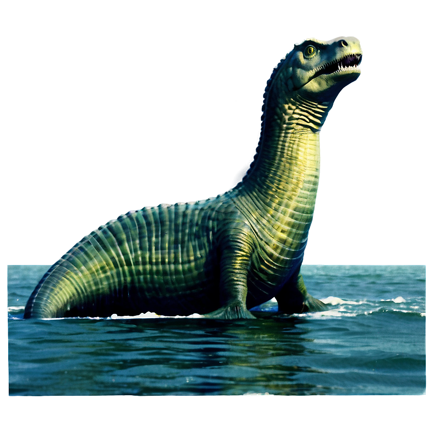 Vintage Loch Ness Monster Art Png Unn60