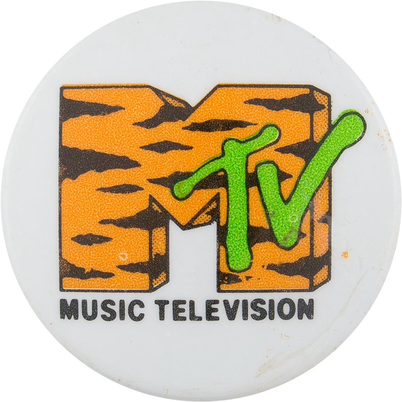 Vintage M T V Logo Sticker