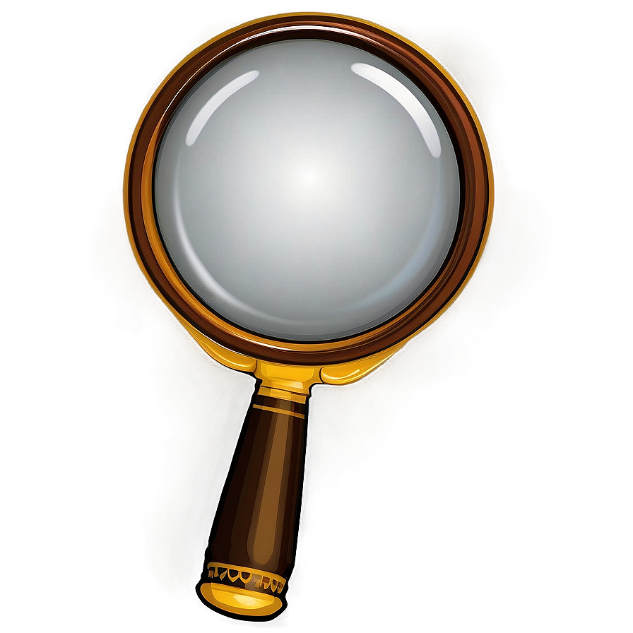 Vintage Magnifying Glass Png 79