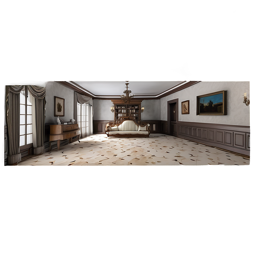 Vintage Mansion Interior Png Ahb3