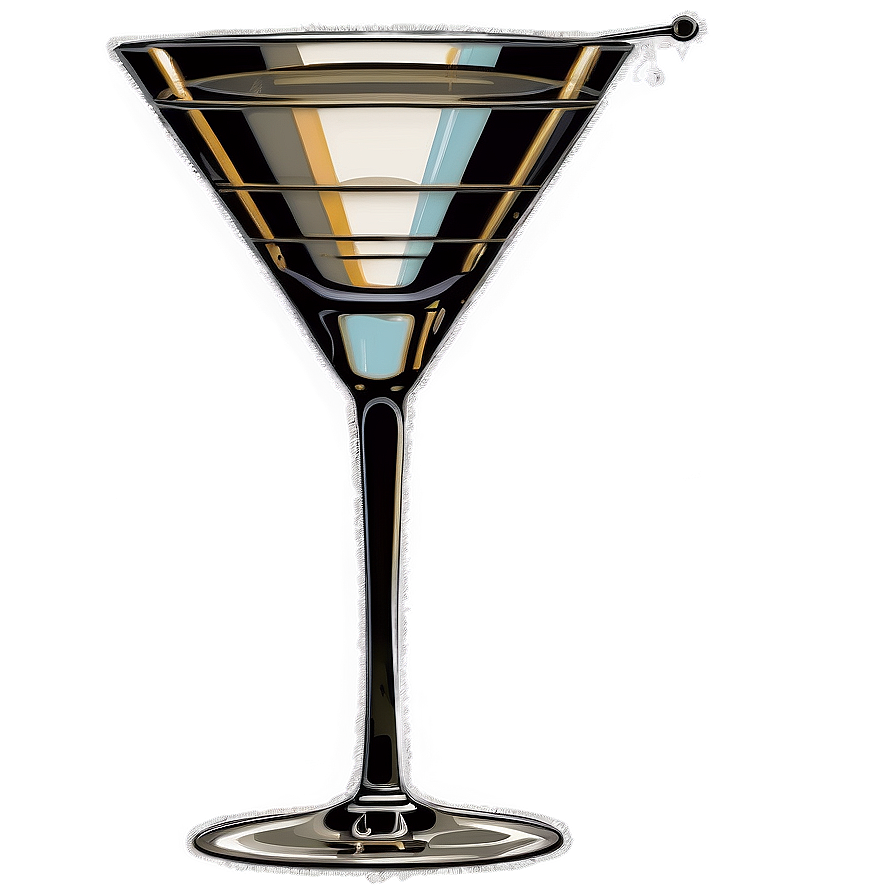 Vintage Martini Poster Png 27