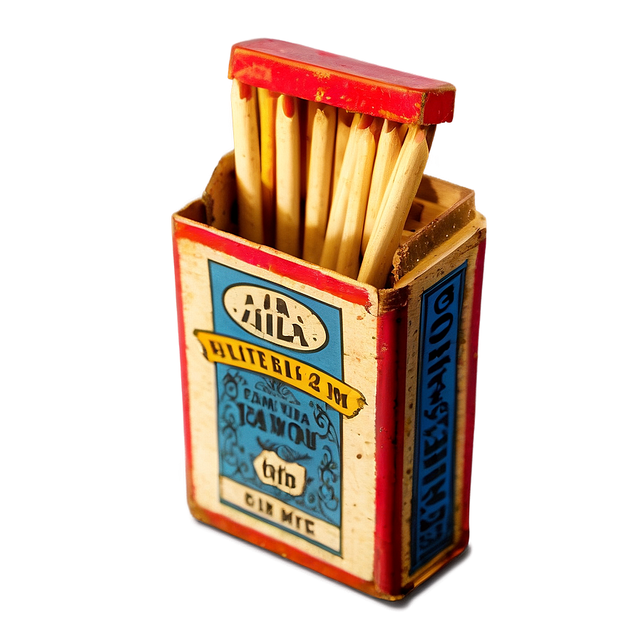 Vintage Matchbox Png 27