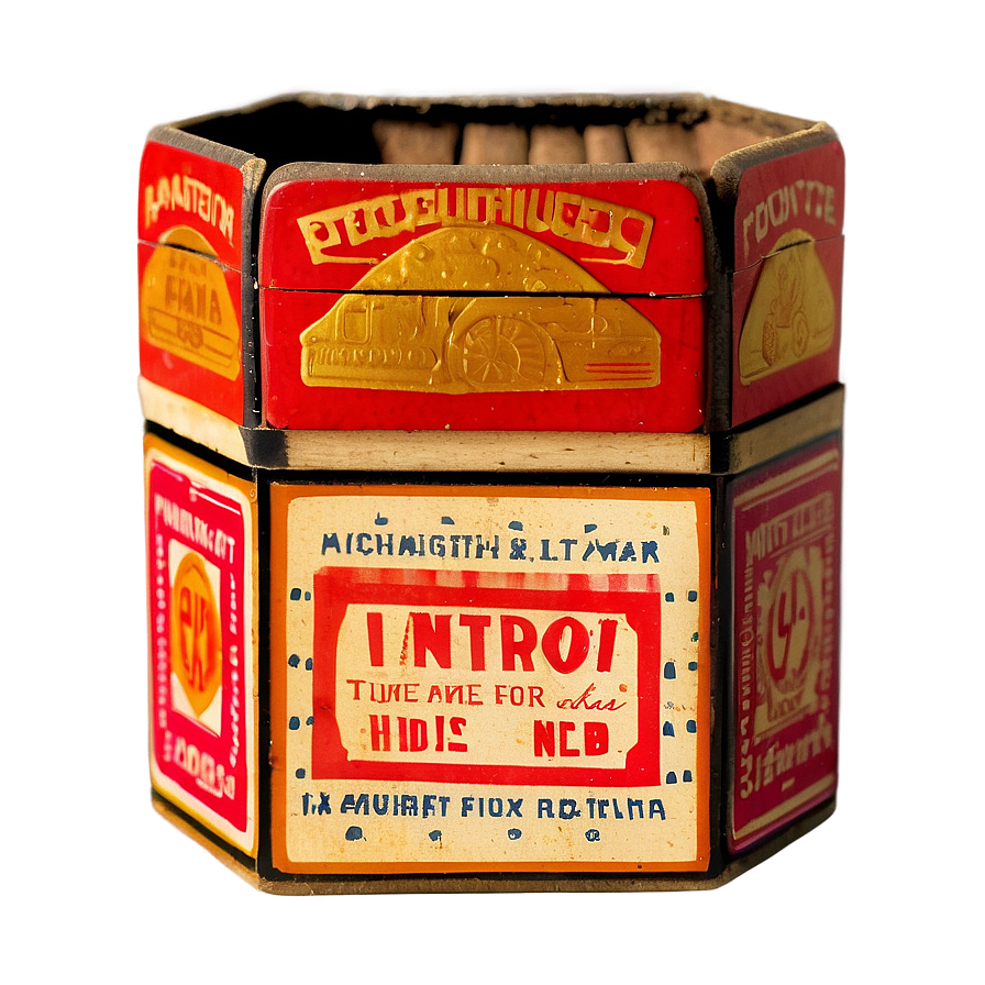 Vintage Matchbox Png Dew