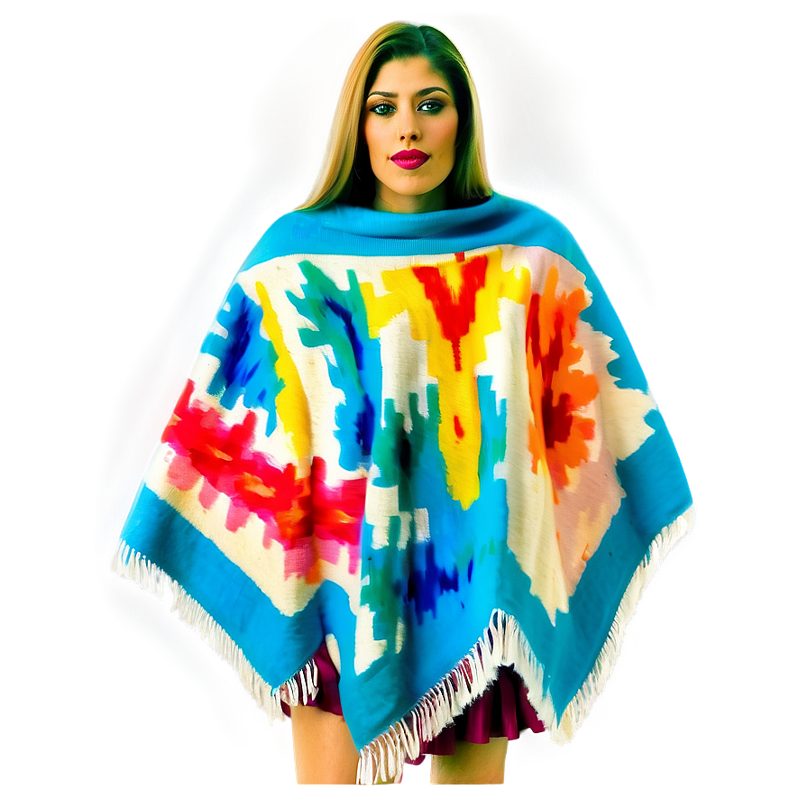 Vintage Mexican Poncho Style Png Eqp16