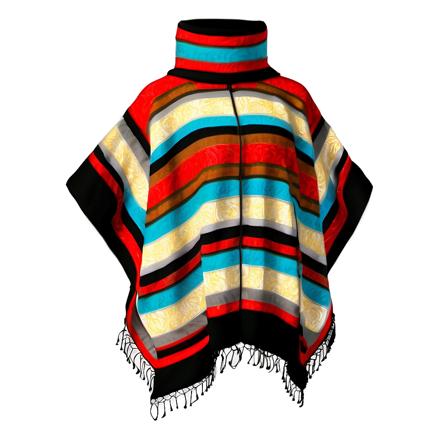 Vintage Mexican Poncho Style Png Iyj