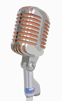 Vintage Microphone Illustration