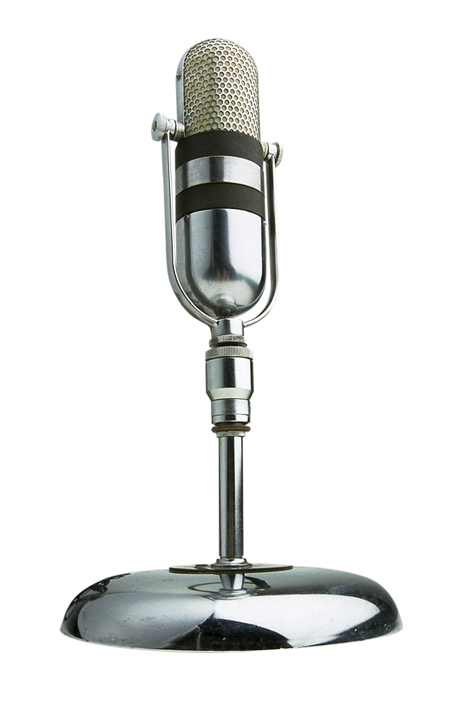 Vintage Microphoneon Stand