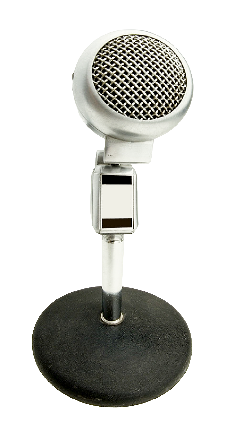 Vintage Microphoneon Stand