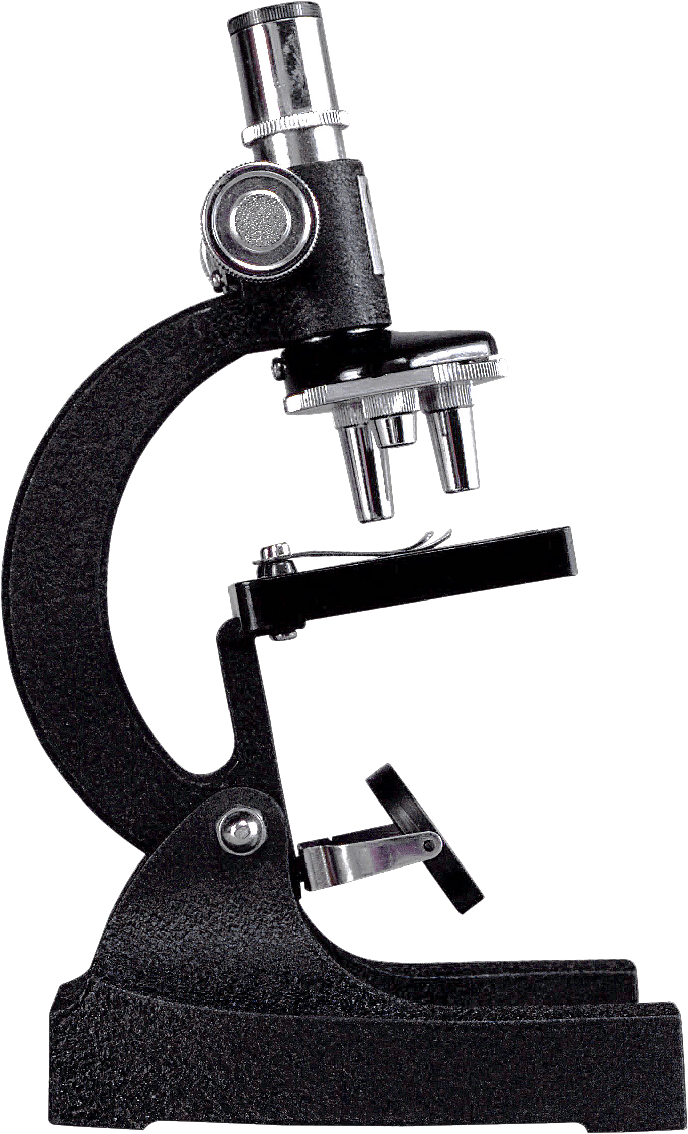 Vintage Microscope Silhouette