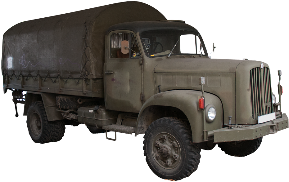 Vintage Military Transport Truck