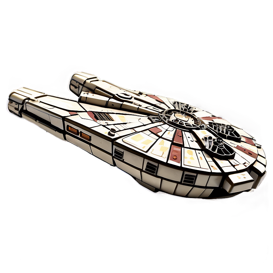 Vintage Millennium Falcon Toy Png Jku