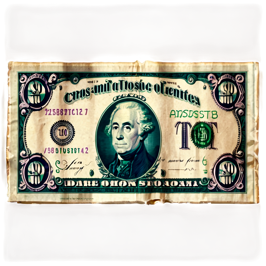 Vintage Money Sign Png 05252024