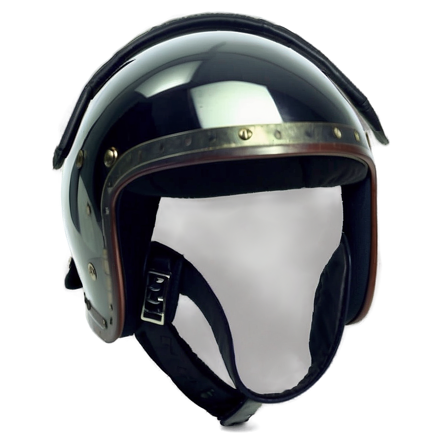 Vintage Motorcycle Helmet Png Hyh