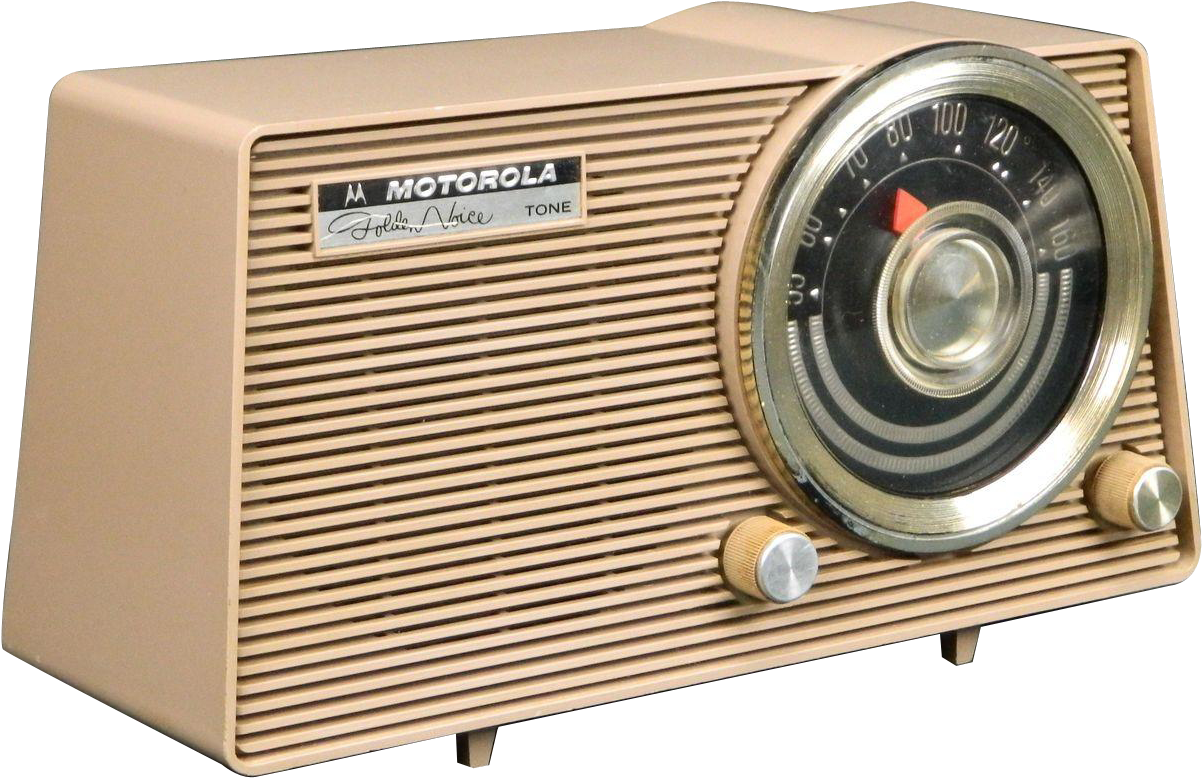 Vintage Motorola Radio Beige