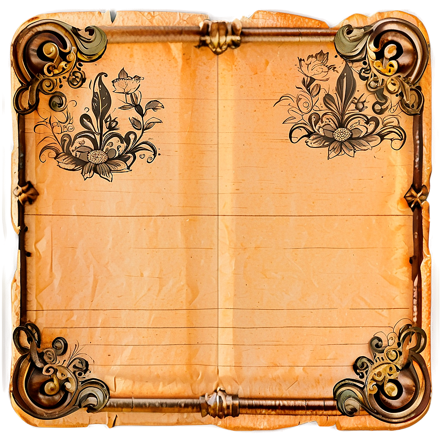 Vintage Note Paper Png Yts