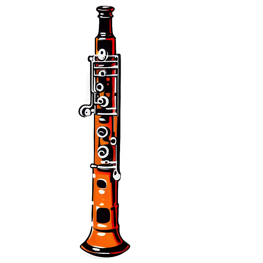 Vintage Oboe Illustration Png Xkm