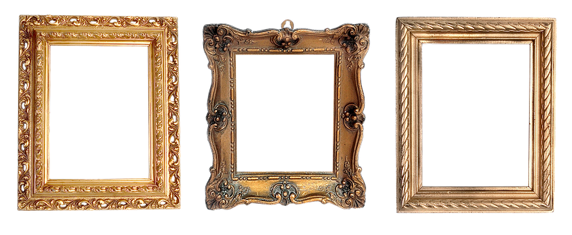 Vintage Ornate Picture Frames