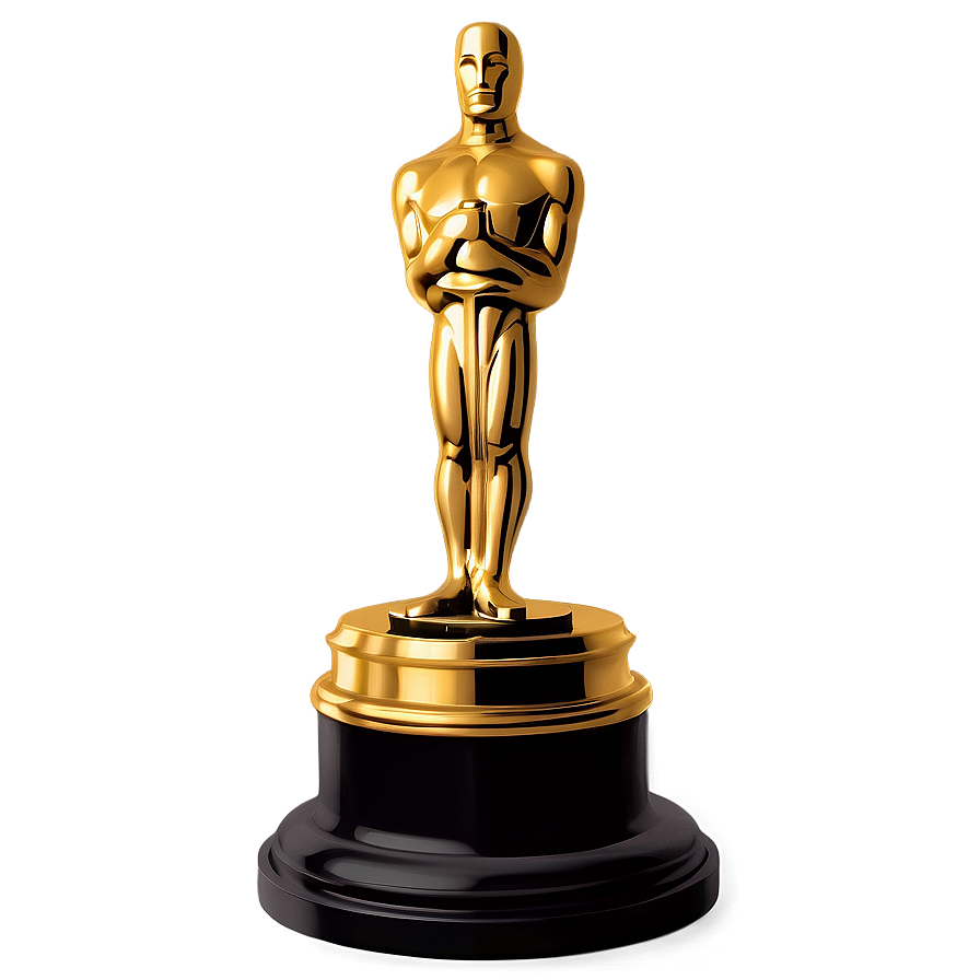 Vintage Oscar Statue Png Mgo90