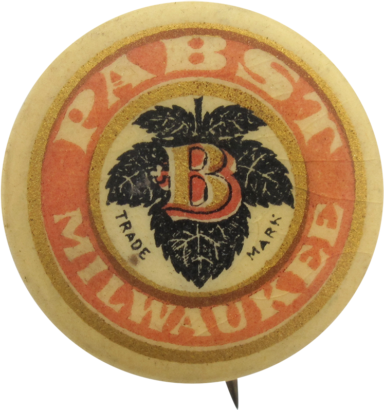 Vintage Pabst Milwaukee Beer Coaster