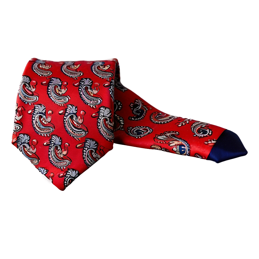 Vintage Paisley Tie Png Veh68