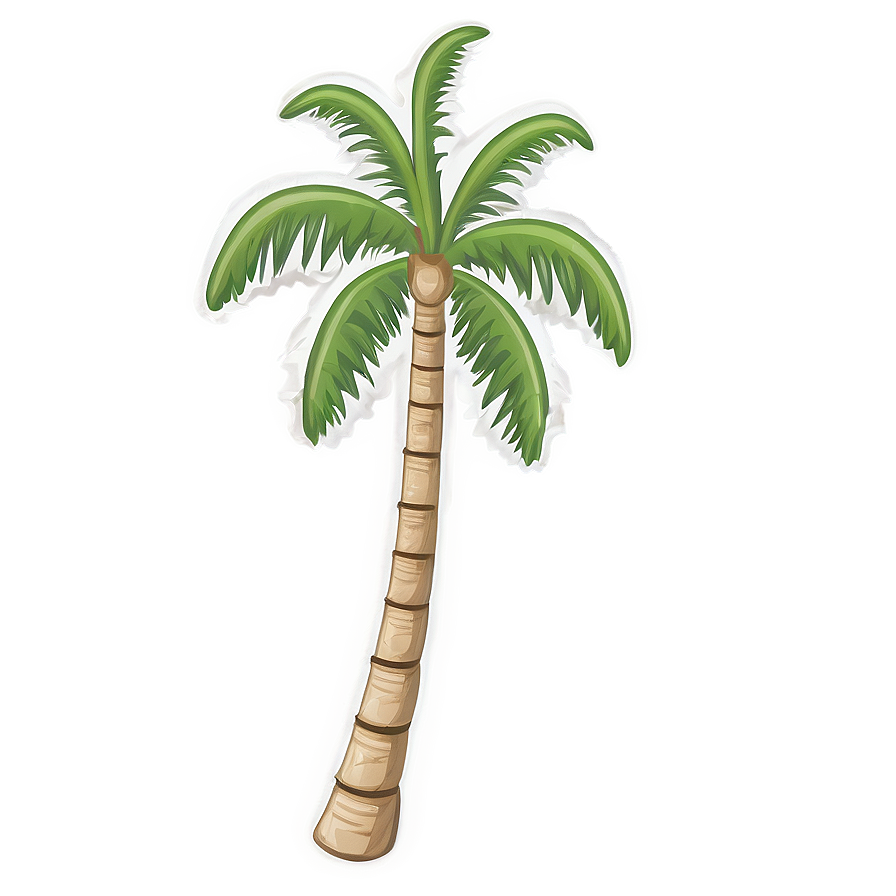 Vintage Palm Tree Emoji Png Tym