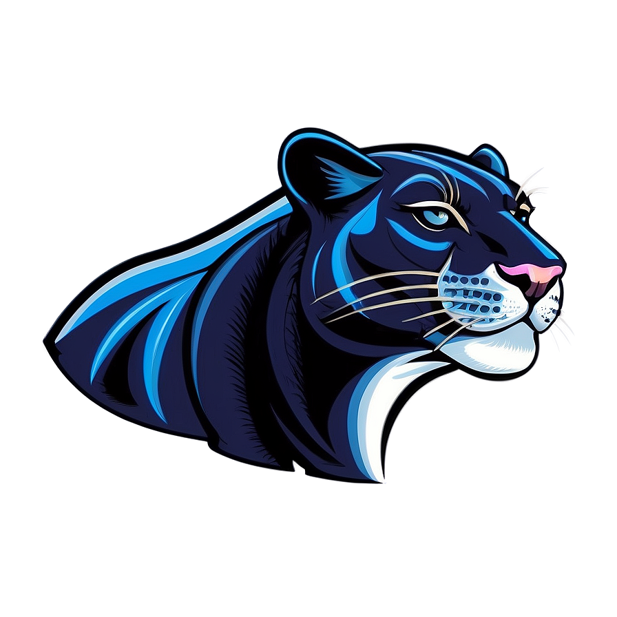 Vintage Panthers Illustration Png 06202024