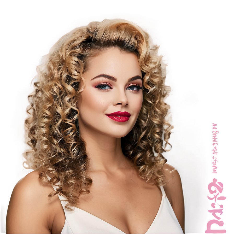 Vintage Perm Hair Aesthetics Png Pio