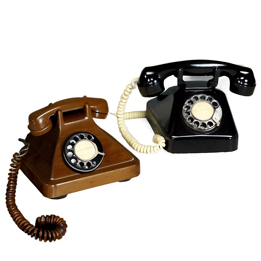 Vintage Phone Collection Png 74