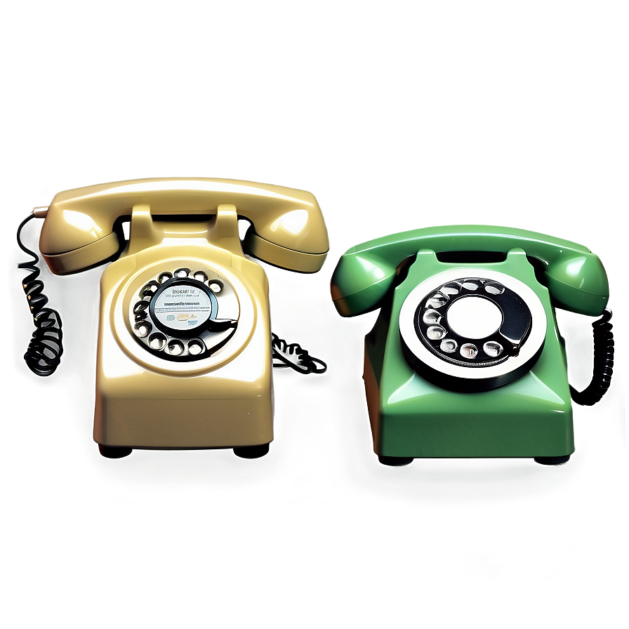 Vintage Phone Collection Png Ydi