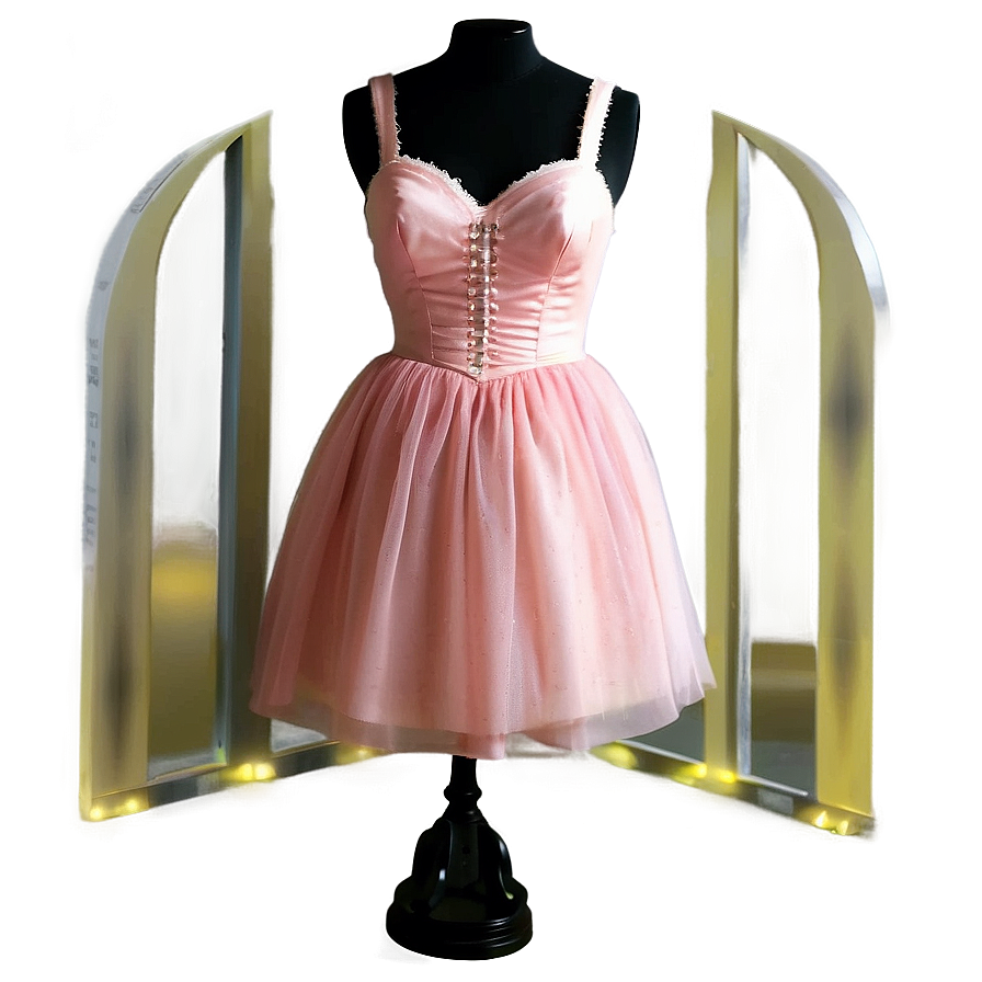 Vintage Pink Dress Png Lfy