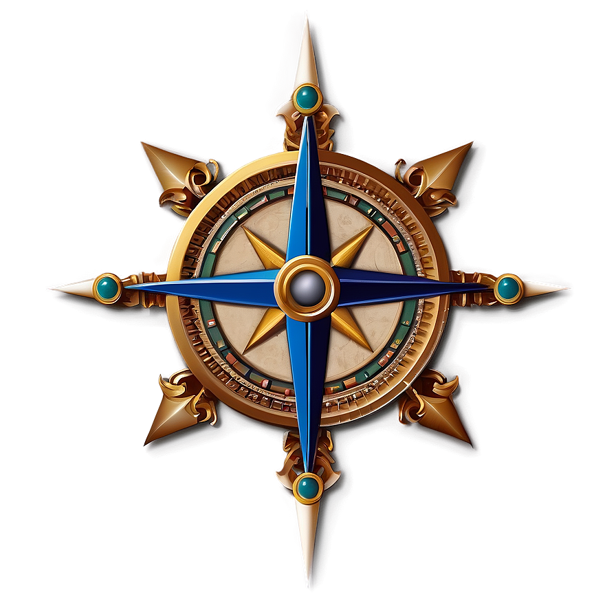 Vintage Pirate Compass Png 05212024