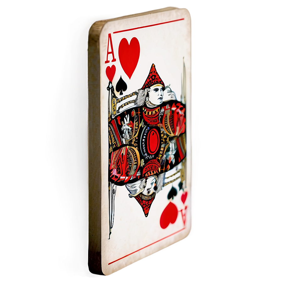 Vintage Playing Card Design Png 05252024