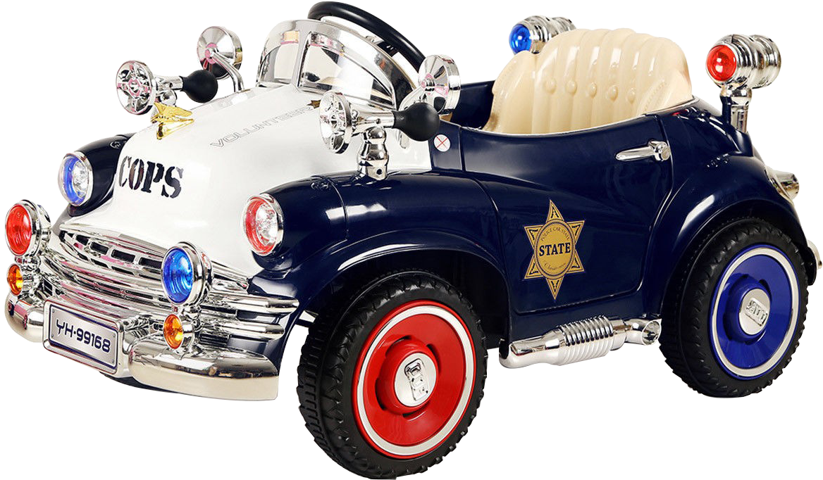 Vintage Police Pedal Car Collectible