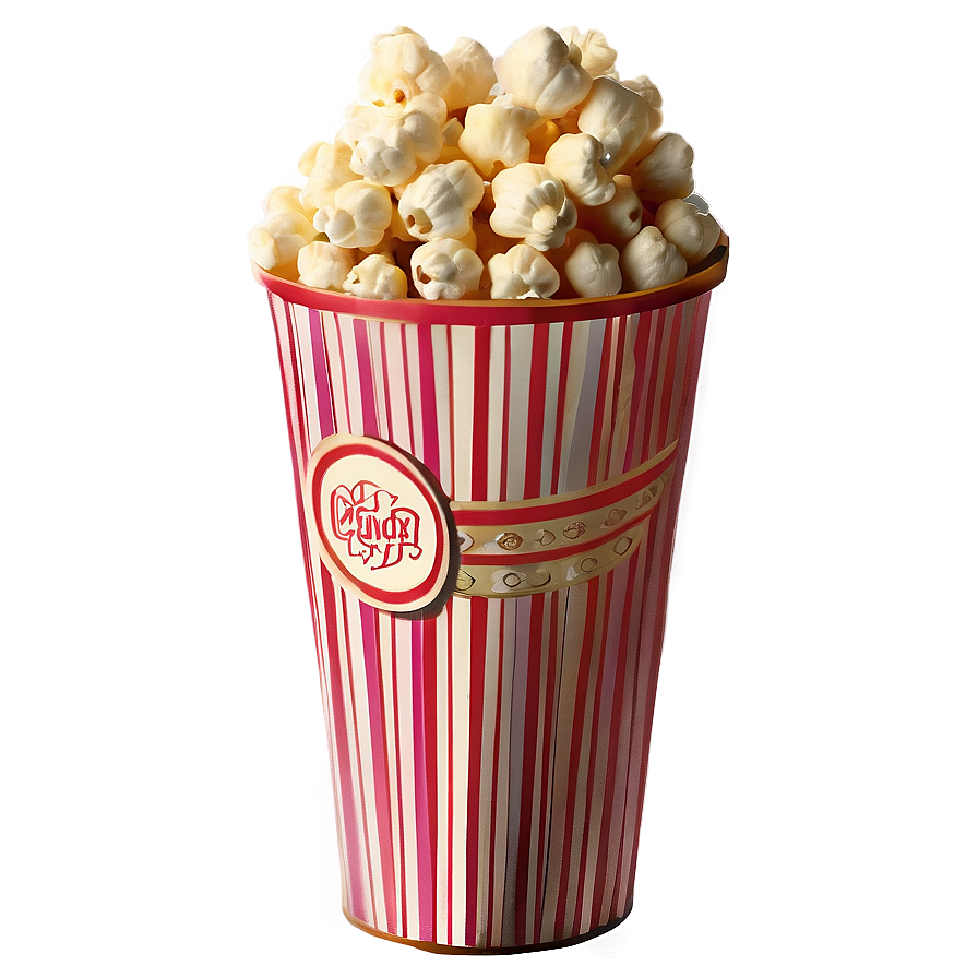 Vintage Popcorn Png 24