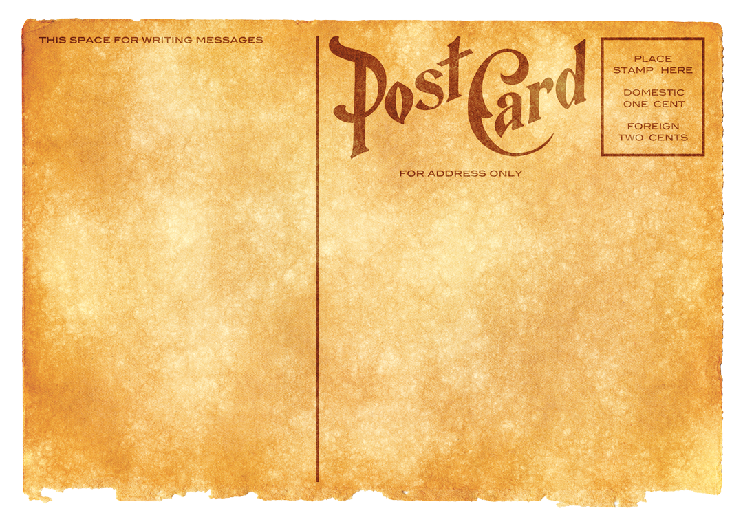 Vintage Postcard Template