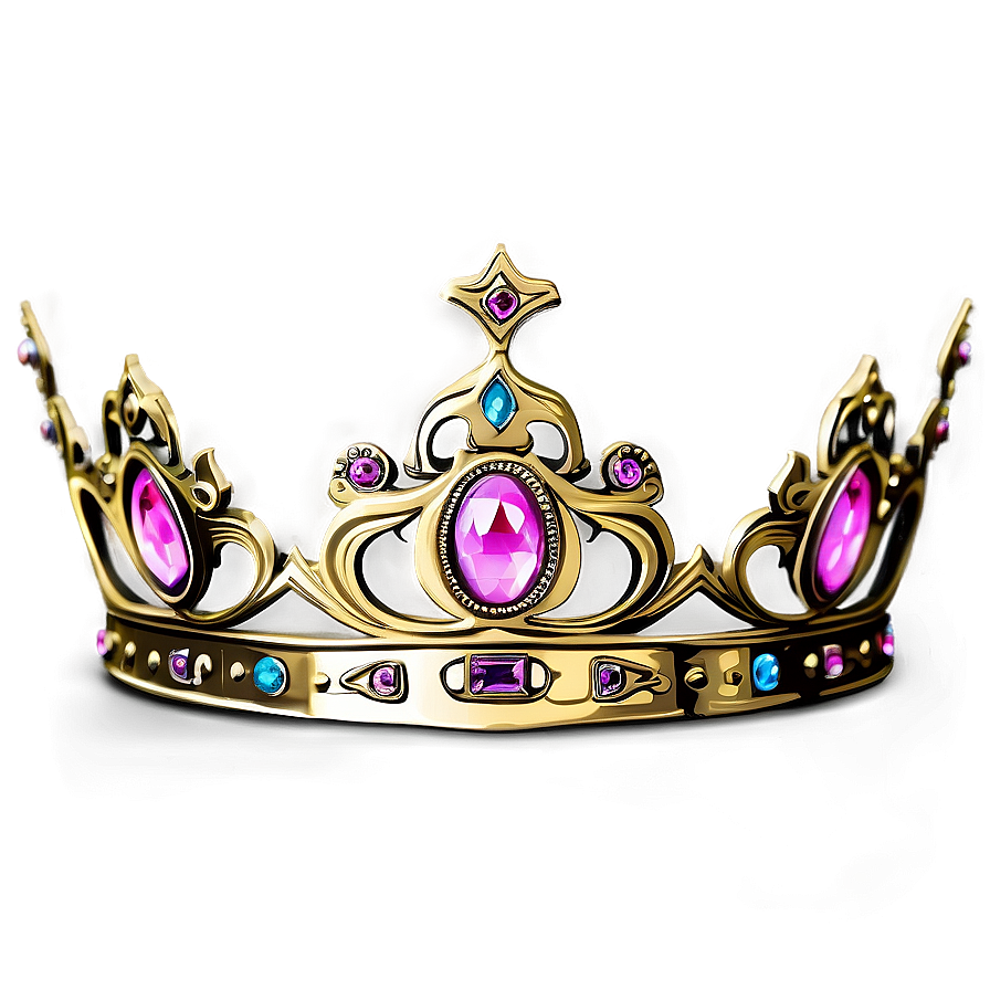 Vintage Princess Crown Png 37