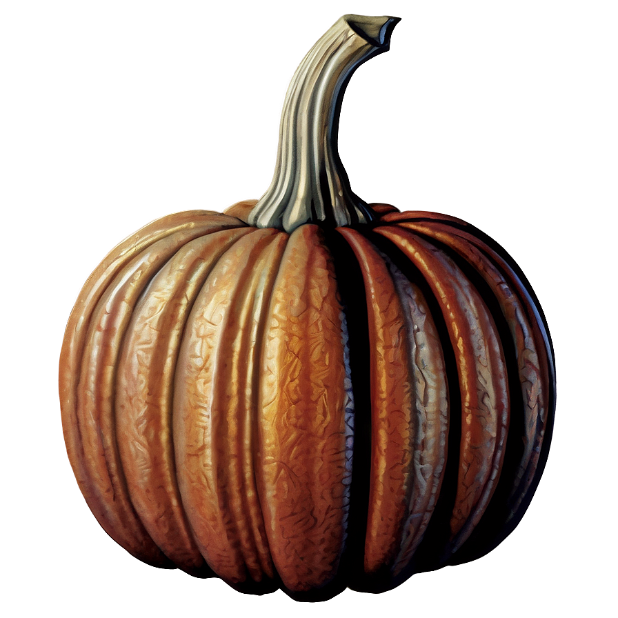 Vintage Pumpkin Clipart Png 06132024