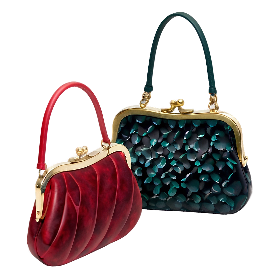 Vintage Purse Png Orn