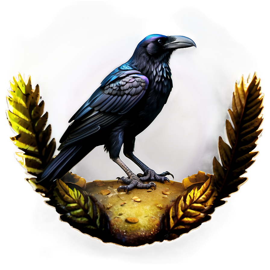 Vintage Raven Png 05062024