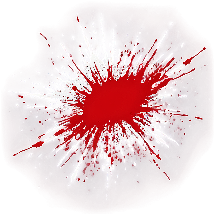 Vintage Red Splatter Png 06132024