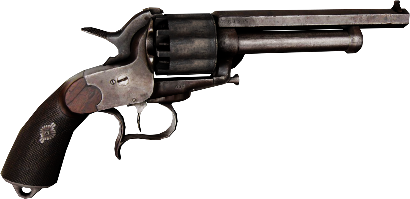 Vintage Revolver Side View