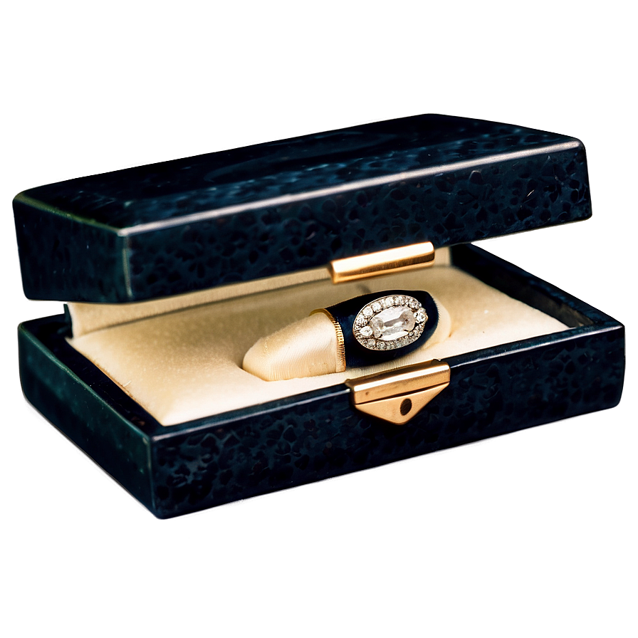 Vintage Ring Box Png 45