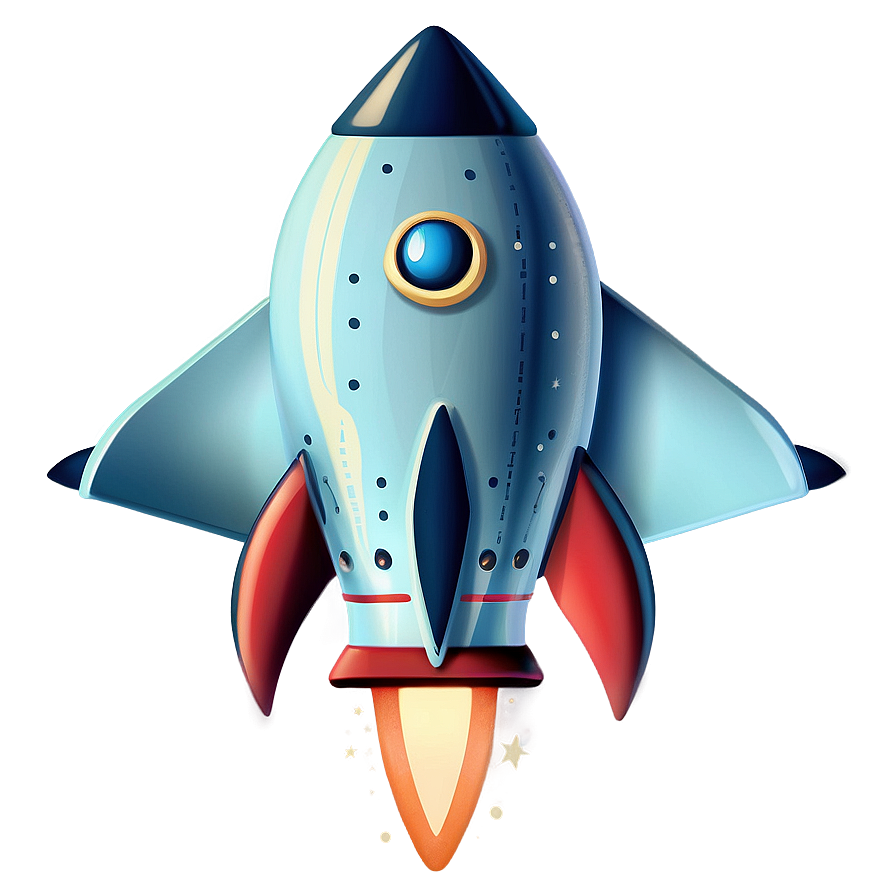 Vintage Rocketship Png Gvc