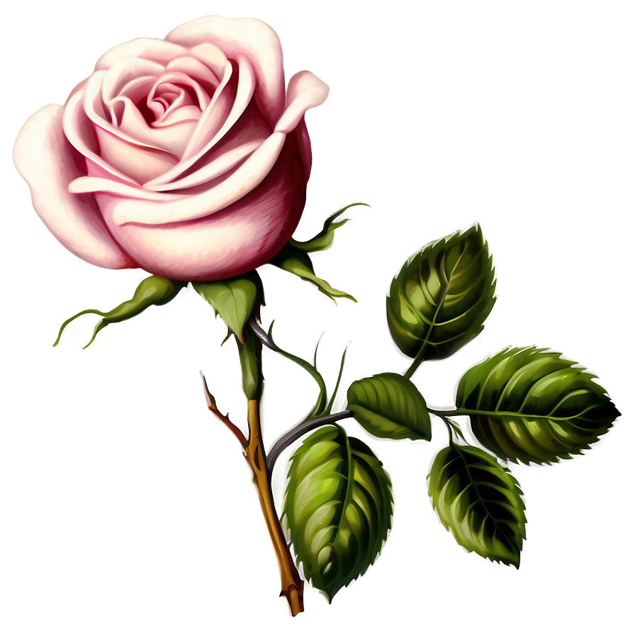 Vintage Rose Clipart Png Mnn78