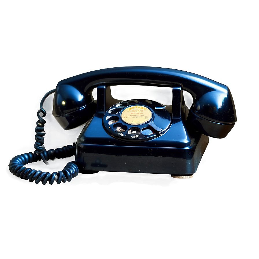 Vintage Rotary Phone Design Png 06252024